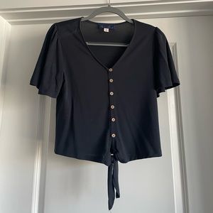 Francesca’s Top with button detailing & bottom tie, Size XS